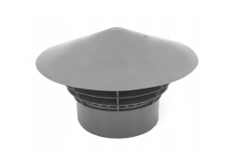 Santechnikos prekės. Vidaus kanalizacija. Vidaus kanalizacija d-110 mm. Vidaus kanalizacijos ventiliacijos kanalo stogelis d-110 mm 