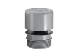 Santechnikos prekės. Vidaus kanalizacija. Vidaus kanalizacija d-50 mm. Vidinės kanalizacijos alsuoklis D110 vėdinimo kanalui pilkas