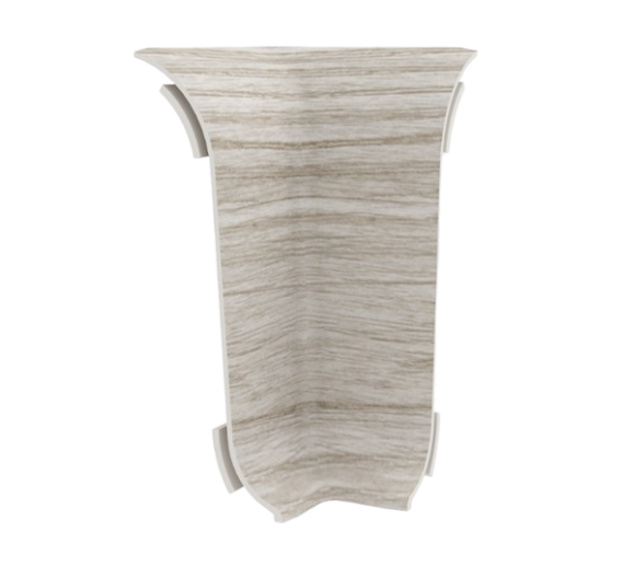 Vidaus apdailos prekės. Apdailos, sujungimo profiliai. Grindjuostės. Grindjuostės Vox Smart. Vidinis grindjuostės kampas 5101 SMART Sibiro ąžuolas 2 vnt. 