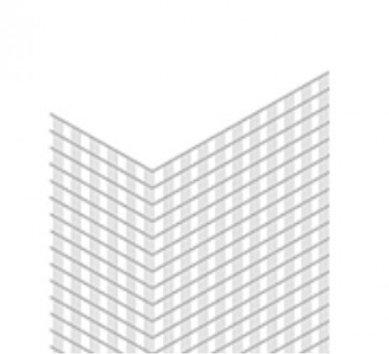 Statybinės medžiagos. Profiliai. Profiliai fasado šiltinimui. Vidinis kampas EJOT 8x12 cm, 2,6m 