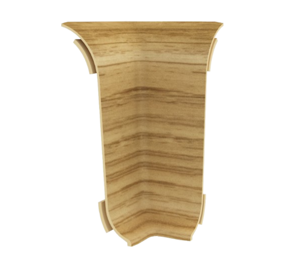 Vidaus apdailos prekės. Apdailos, sujungimo profiliai. Grindjuostės. Grindjuostės Vox Smart. Vidinis kampas Flex Smart 585 Kalifornijos ąžuolas 2 vnt.