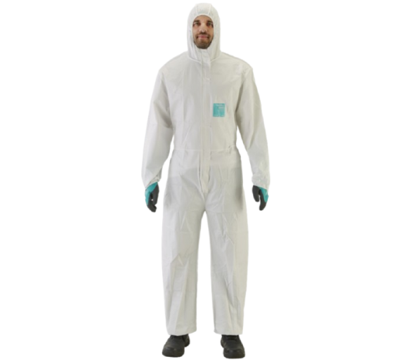 Darbo saugos prekės. Darbo drabužiai. Vienkartiniai rūbai. Vienkartinis kombinezonas Ansell Alphatec 2000 Comfort