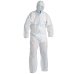 Darbo saugos prekės. Darbo drabužiai. Vienkartiniai rūbai. Vienkartinis kombinezonas CHEMSAFE baltas