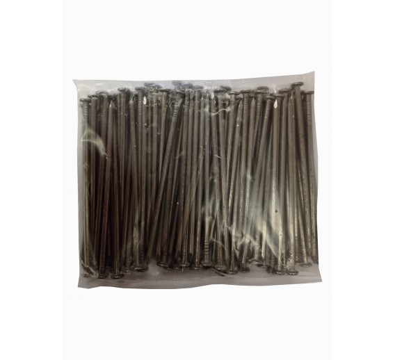 Tvirtinimo detalės. Vinys. Juodos statybinės vinys. Vinis statybinė juoda 4 x 120 mm, 1 kg. 