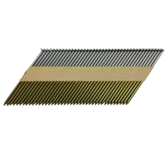 Darbo įrankiai. Pneumo įrankiai, viniakalės ir jų priedai. Vinys pneumatinėms viniakalėms. Vinys 34 laipsnių. Vinys 2,8x65 mm ARG DH2865RG-NU 3000 vnt 