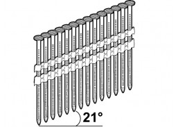 Darbo įrankiai. Pneumo įrankiai, viniakalės ir jų priedai. Vinys pneumatinėms viniakalėms. Vinys 21 laipsnio. Vinys 21D 2,8x60 M-fusio C4 Essve 772463 - 1800vnt. 