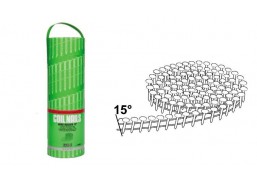 Darbo įrankiai. Pneumo įrankiai, viniakalės ir jų priedai. Vinys pneumatinėms viniakalėms. Vinys 15 laipsnių būgninės. Vinys 3x22 mm, Essve 777766, HDG, 1920 vnt. 