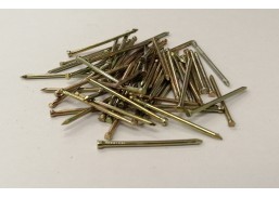Tvirtinimo detalės. Vinys. Apdailinės vinys. Vinys apdailinės geltonos 1.6x30 mm 