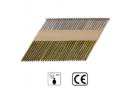 Darbo įrankiai. Pneumo įrankiai, viniakalės ir jų priedai. Vinys pneumatinėms viniakalėms. Vinys 34 laipsnių. Vinys rifliuotos 2,8x65 mm MM HDG DH2865, 3000 vnt.