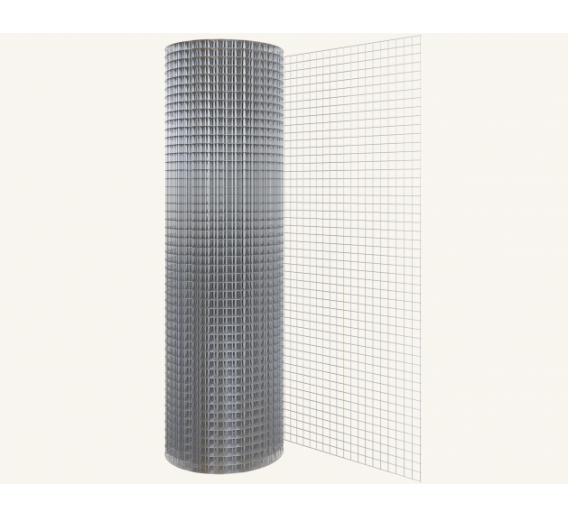 Metalų gaminiai . Tvoros, tvoralentės, tinklai tvoroms. Virintas tinklas. Virintas cinkuotas tinklas 12,5x12,5x0,9x1000 mm 