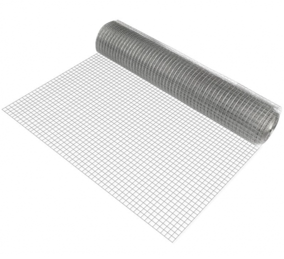 Metalų gaminiai . Tvoros, tvoralentės, tinklai tvoroms. Virintas tinklas. Virintas cinkuotas tinklas Volifort 16x16x0,9x1000 mm 