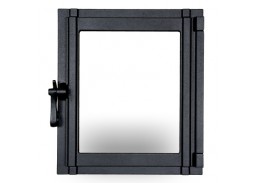 Metalų gaminiai . Ketaus gaminiai. Viryklės durelės su stiklu 325x370 mm Z23