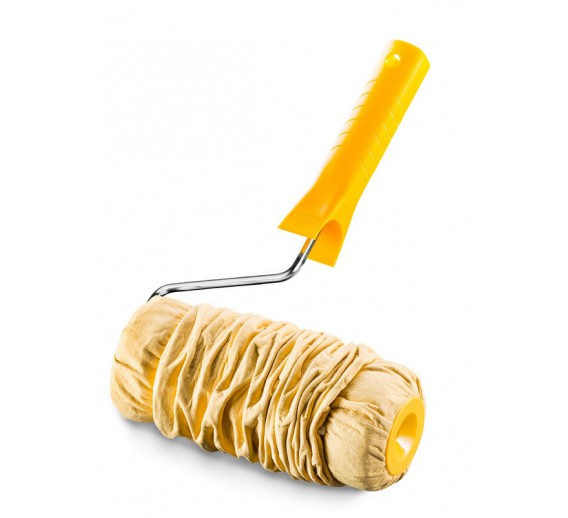 Dažai. Dažai, dažymo įrankiai, dažymo juostos. Dažymo ir glaistymo įrankiai. Voleliai. Volelis odinis 18cm C48 su rankena