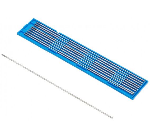 Elektros prekės. Suvirinimo įranga ir reikmenys. Suvirinimo elektrodai ir viela. Volframo elektrodas WT-20 1,6x175 mm, pilkas 