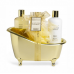 Švaros prekės. Kūno ir plaukų priežiūros priemonės. Vonios rinkinys Scented Bath Gold IDC Institute 