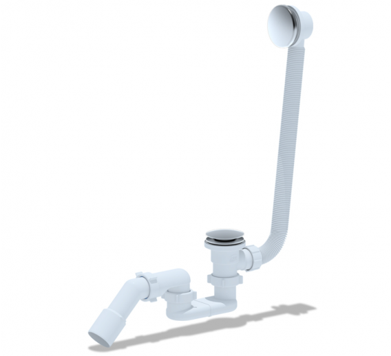 Santechnikos prekės. Vonios įranga. Sifonai. Vonios sifonas ANI click-clack 11/2