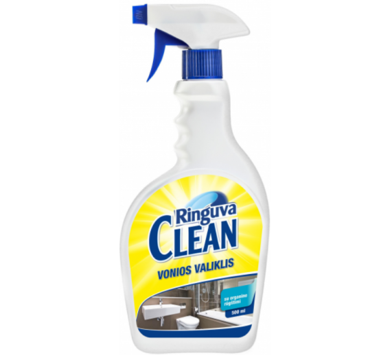Švaros prekės. Buitinė chemija, valikliai. Vonios valiklis su organine rūgštimi Ringuva Clean 500ml 