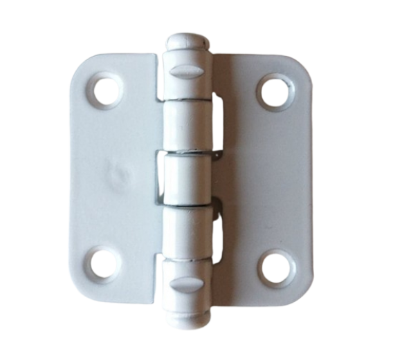 Vidaus apdailos prekės. Durys, jų dalys. Durų furnitūra. Lankstai, vyriai. Vyris PN-40, baltas