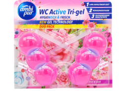 WC gaiviklis AMBI PUR rožės ir lelijos 2x45g 
