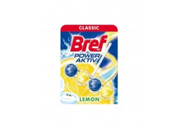 Švaros prekės. Buitinė chemija, valikliai. WC gaiviklis Bref POWER ACTIVE Lemon, 50 g. 