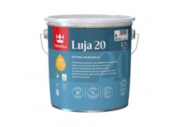 Dažai. Dažai, dažymo įrankiai, dažymo juostos. Vandeniniai dažai. Ypač patvarūs dažai Tikkurila LUJA 20 A 2.7l 