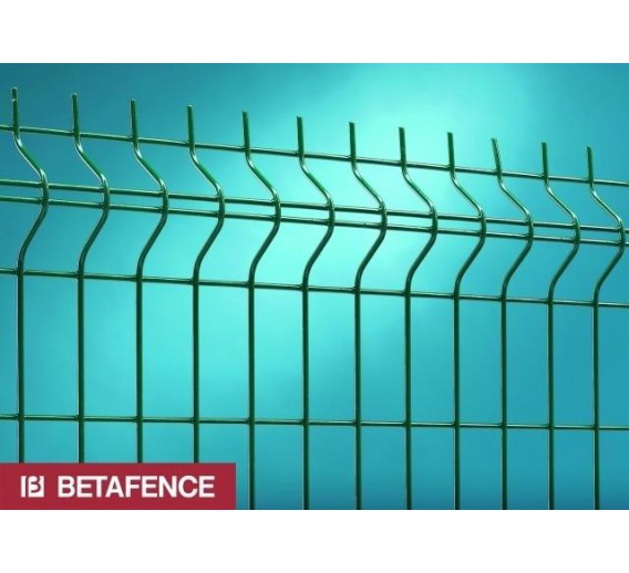 Metalų gaminiai . Tvoros, tvoralentės, tinklai tvoroms. Segmentinės tvoros, varteliai. Žalias tvoros segmentas h-1230 mm, d-5 mm, RAL6005 