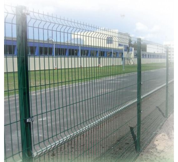 Metalų gaminiai . Tvoros, tvoralentės, tinklai tvoroms. Segmentinės tvoros, varteliai. Žalias tvoros segmentas h-1530 mm, d-4 mm, RAL6005 