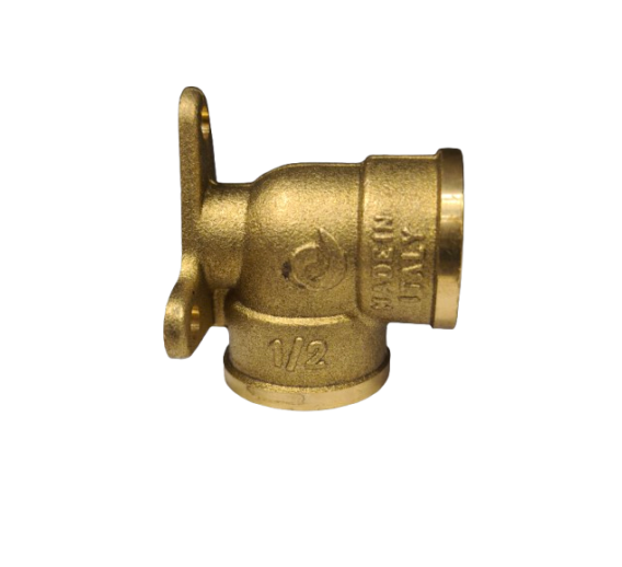 Santechnikos prekės. Vamzdynų sistemos. Vamzdžių sujungimo detalės. Žalvarinės jungtys. Žalvarinės alkūnės. Žalvarinė alkūnė 1/2