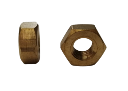 Tvirtinimo detalės. Veržlės. Žalvarinės veržlės DIN934. Žalvarinė veržlė DIN934 M10 