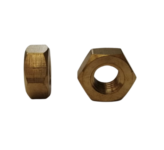 Tvirtinimo detalės. Veržlės. Žalvarinės veržlės DIN934. Žalvarinė veržlė DIN934 M10 