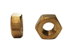 Tvirtinimo detalės. Veržlės. Žalvarinės veržlės DIN934. Žalvarinė veržlė DIN934 M12 