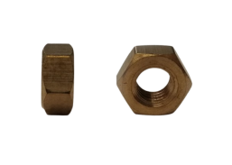 Tvirtinimo detalės. Veržlės. Žalvarinės veržlės DIN934. Žalvarinė veržlė DIN934 M8 