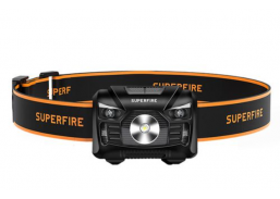 Sodo ir daržo prekės. Laisvalaikio prekės. Nešiojami prožektoriai, žibintuvėliai. Žibintuvėlis ant galvos HL06 