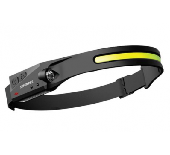 Sodo ir daržo prekės. Laisvalaikio prekės. Nešiojami prožektoriai, žibintuvėliai. Žibintuvėlis ant galvos HL65 