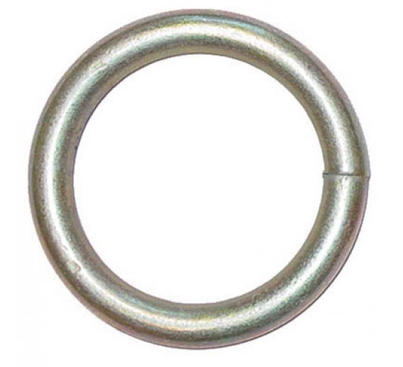 Tvirtinimo detalės. Karabinai, suspaudėjai, tempikliai. Sąsagos, žiedai. Žiedas 7x45 mm cinkuotas 