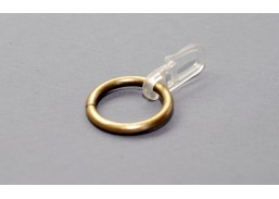 Žiedas su kabliuku 16mm 10vnt. šv. sendintas auksas 
