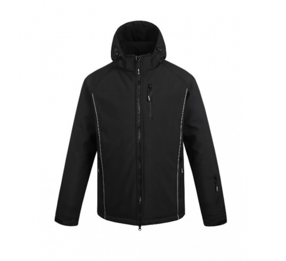 Darbo saugos prekės. Darbo drabužiai. Striukės. Žieminė softshell striukė Pesso Otava, juoda