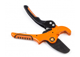 Darbo įrankiai. Mechaniniai įrankiai. Santechniniai įrankiai. PVC vamzdžių kirpimo žirklės. Žirklės PVC POLAX 42mm 